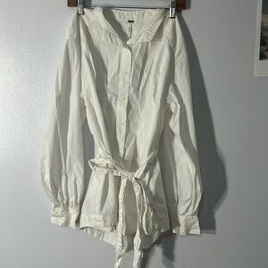 Free People babydoll blouse